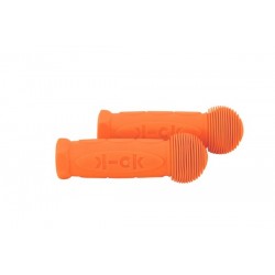 Pack de dos puños de goma color naranja, marca micro