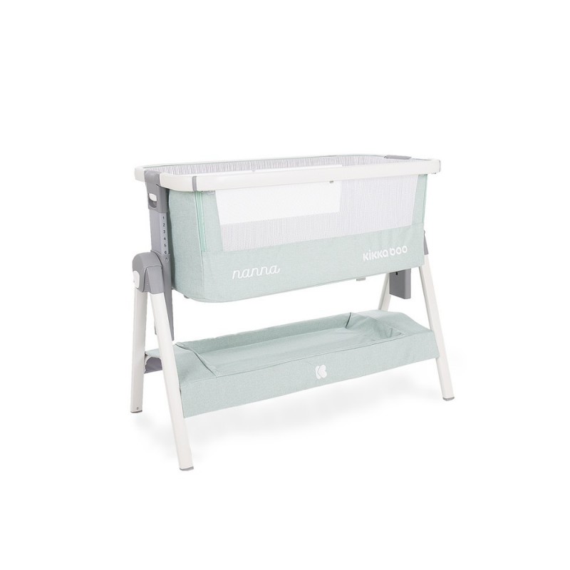 Cuna Nanna Verde melange de aluminio Kikka boo Cuna Nanna Verde melange de aluminio Kikka boo