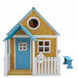 casita de madera para jardin