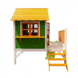 casita de madera para niños
