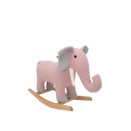 Elefante balancín de crochetts