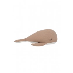 ballena peluche rosa palo