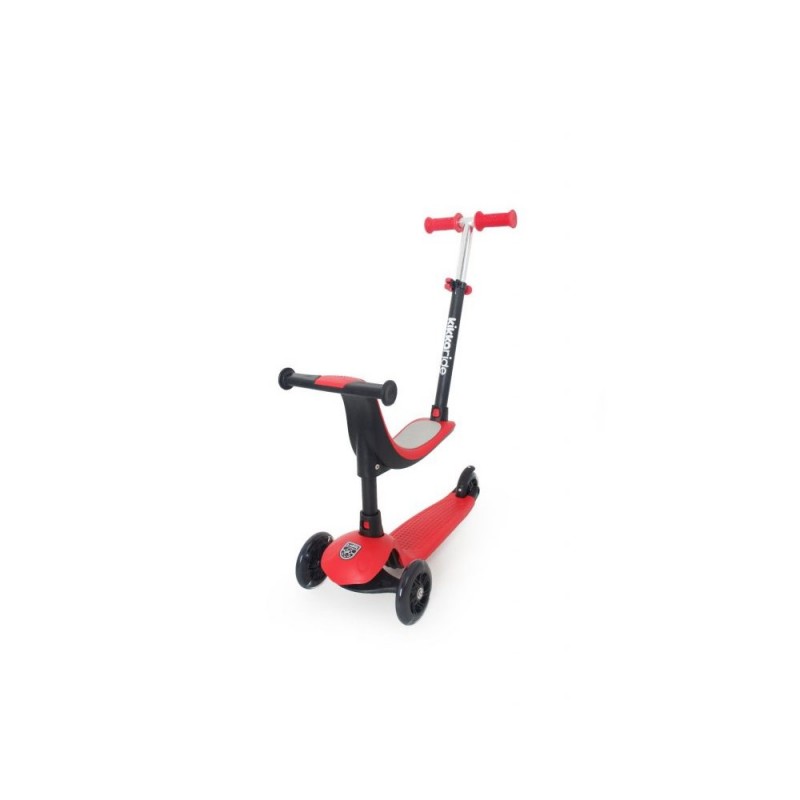 patinete dos en uno rojo