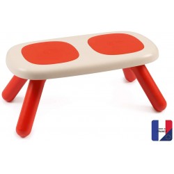 banco infantil de smoby rojo