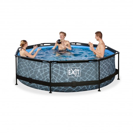 piscina con bomba de filtrado
