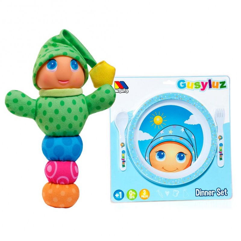 Gusy Luz + Vajilla infantil Gusy Luz + Vajilla infantil