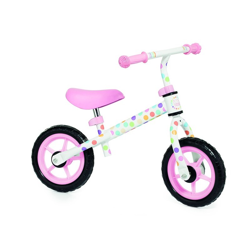 bicicleta sin pedales niña y niño